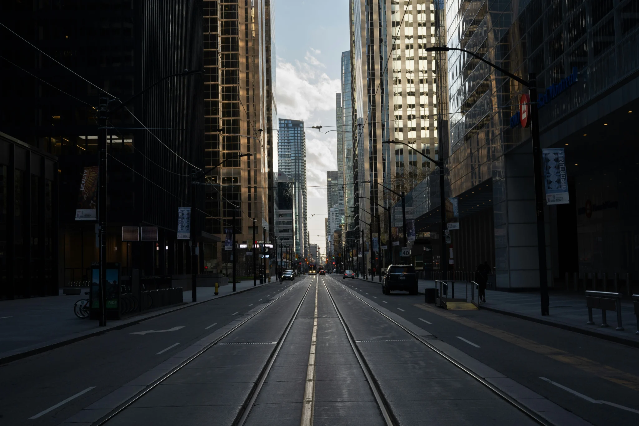Infinite street in Toronto