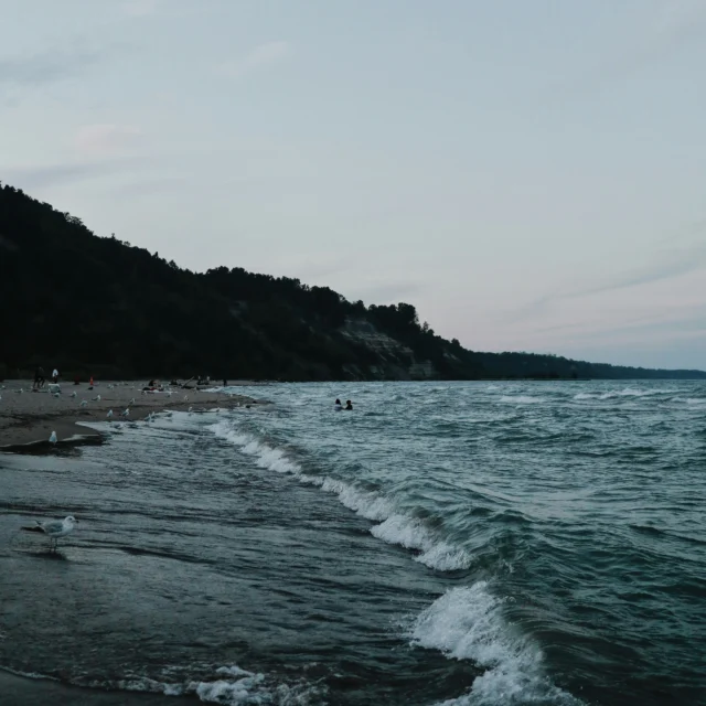 Scarborough Bluffs cliffs and lake views