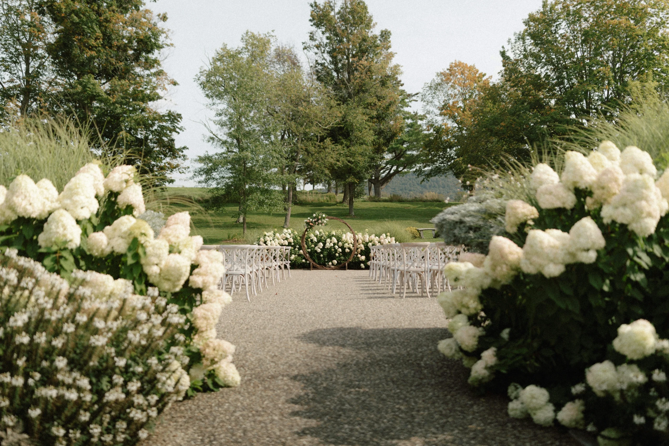 Meadows wedding outside